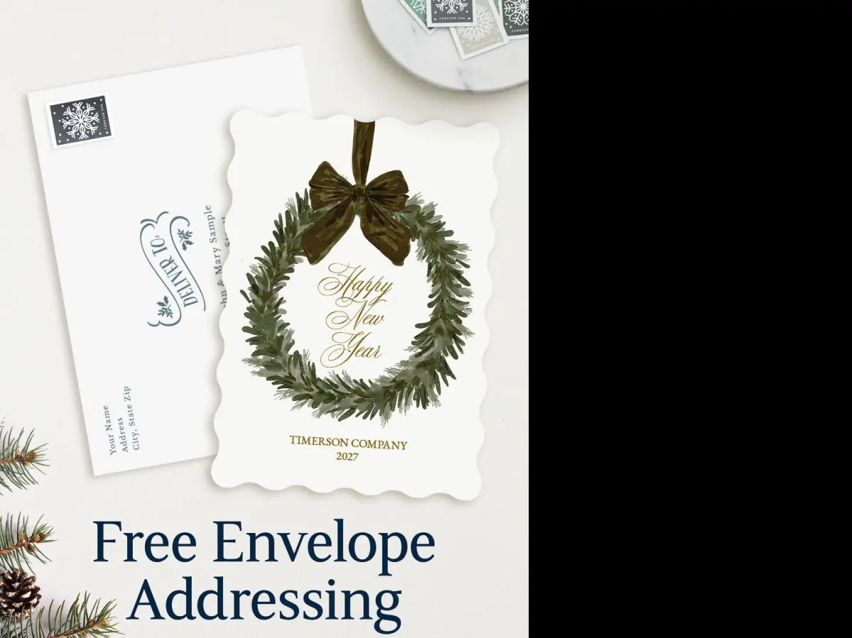Wavy Christmas Cards