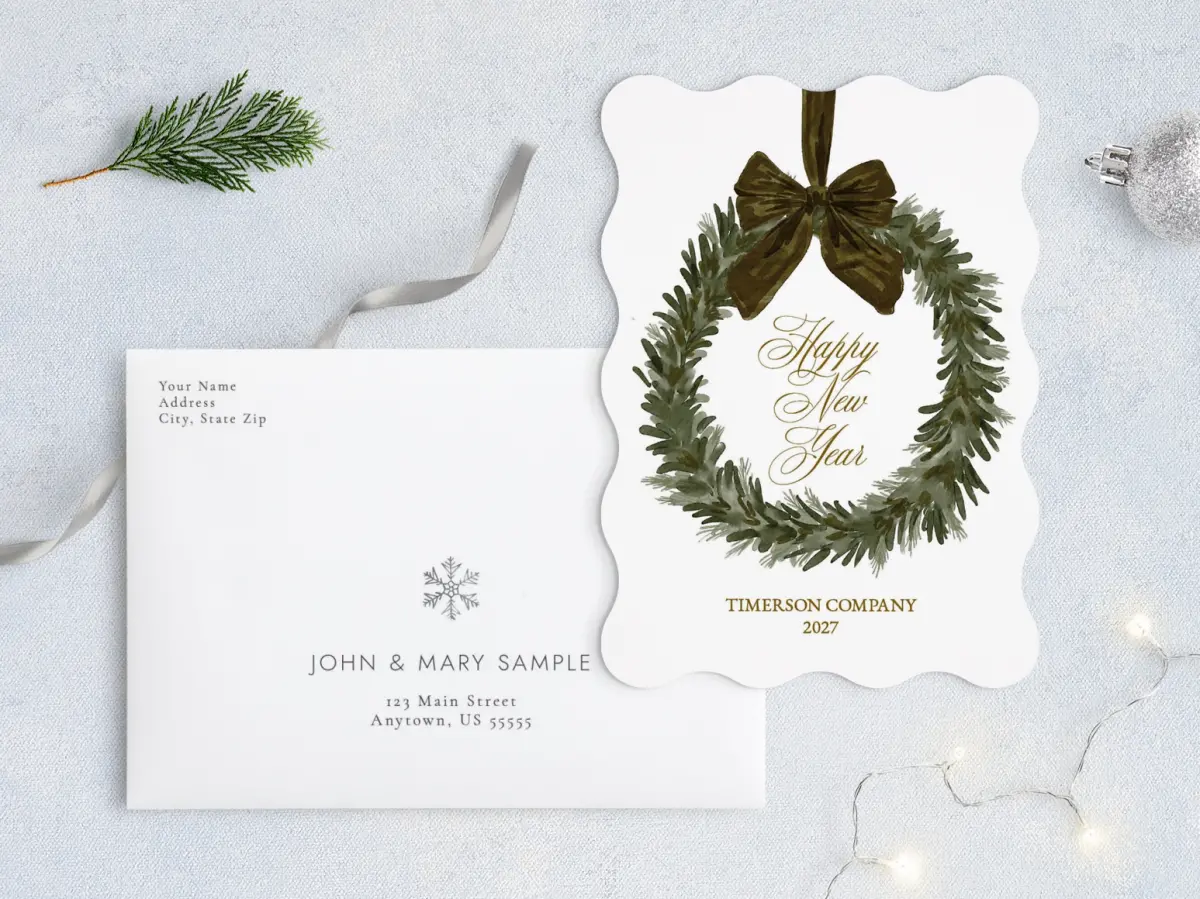 Front with Envelope Design
