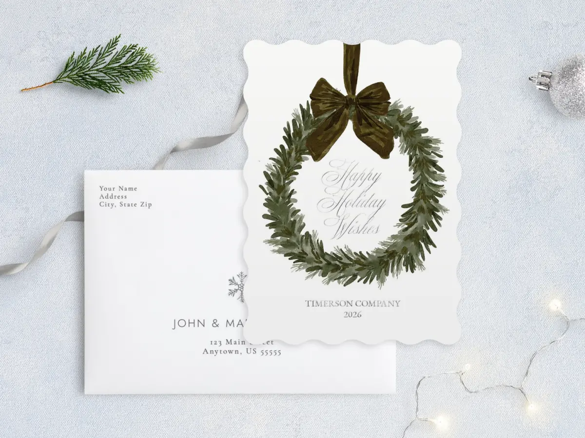Front with Envelope Design