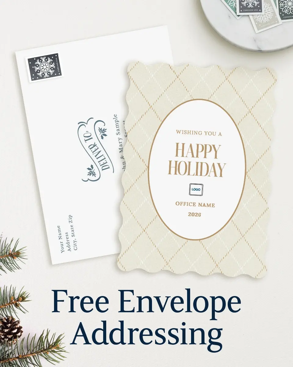 Wavy Christmas Cards