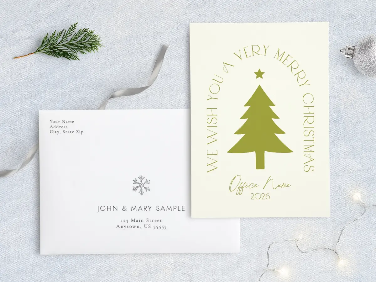 Front with Envelope Design