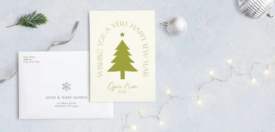 Front with Envelope Design
