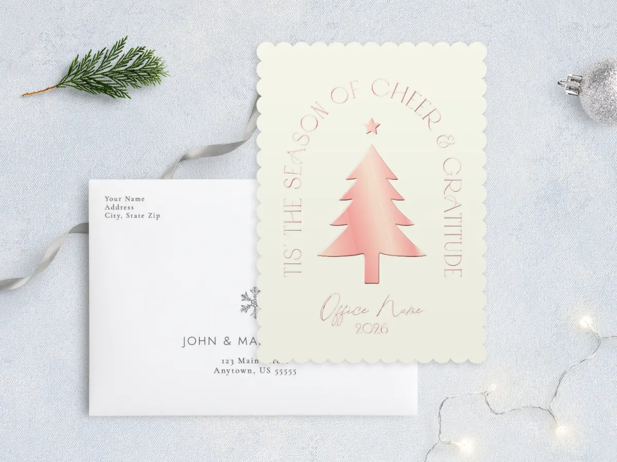 Front with Envelope Design