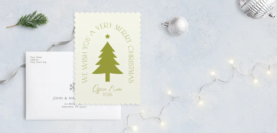 Front with Envelope Design