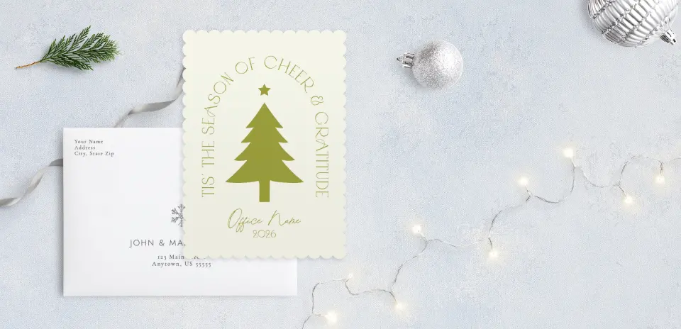 Front with Envelope Design