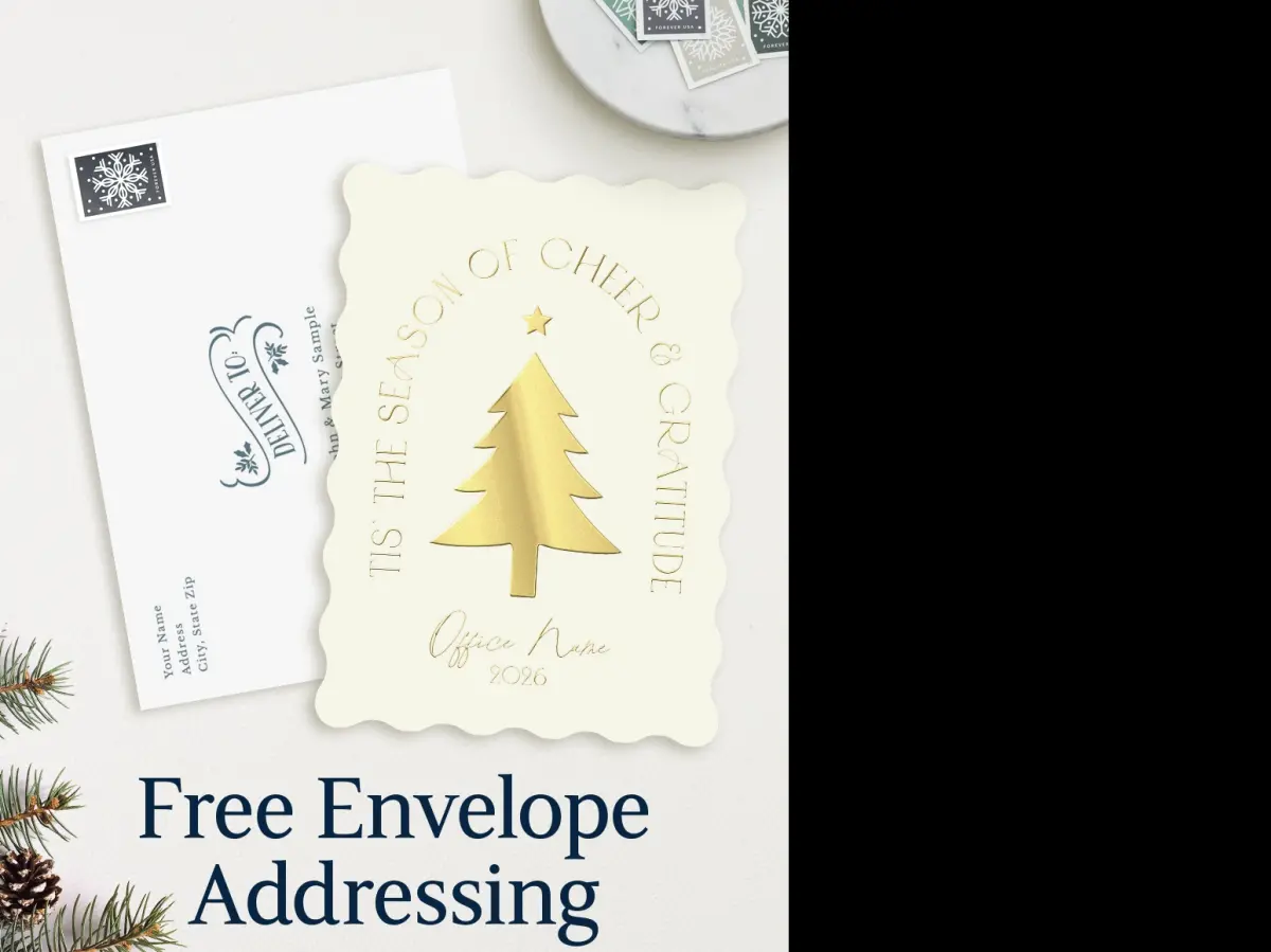 Wavy Christmas Cards