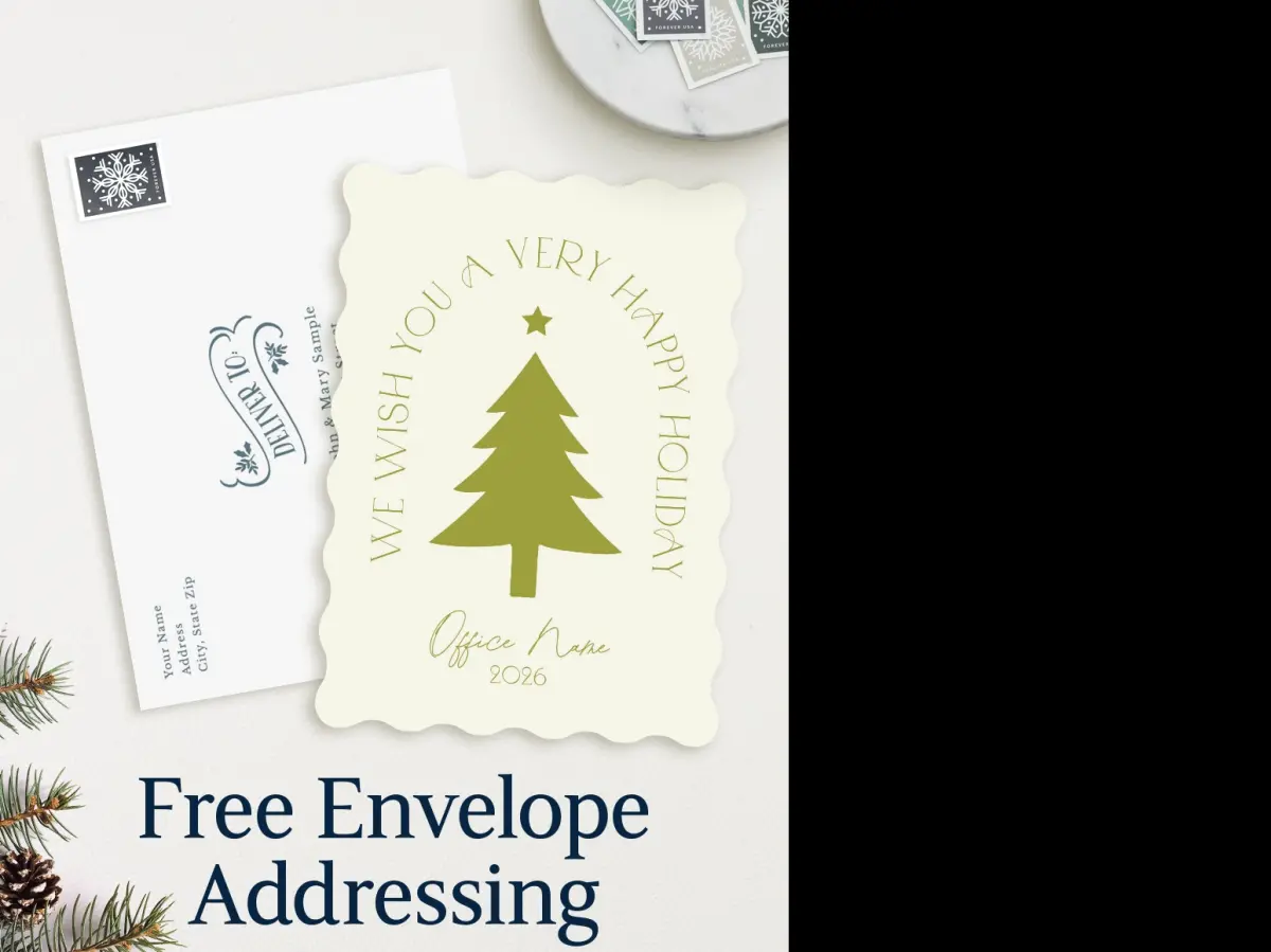 Wavy Christmas Cards