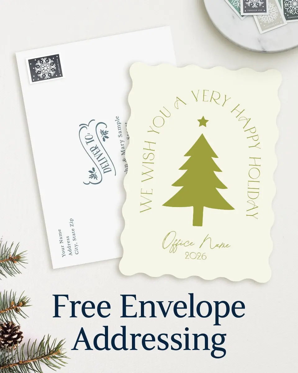 Wavy Christmas Cards