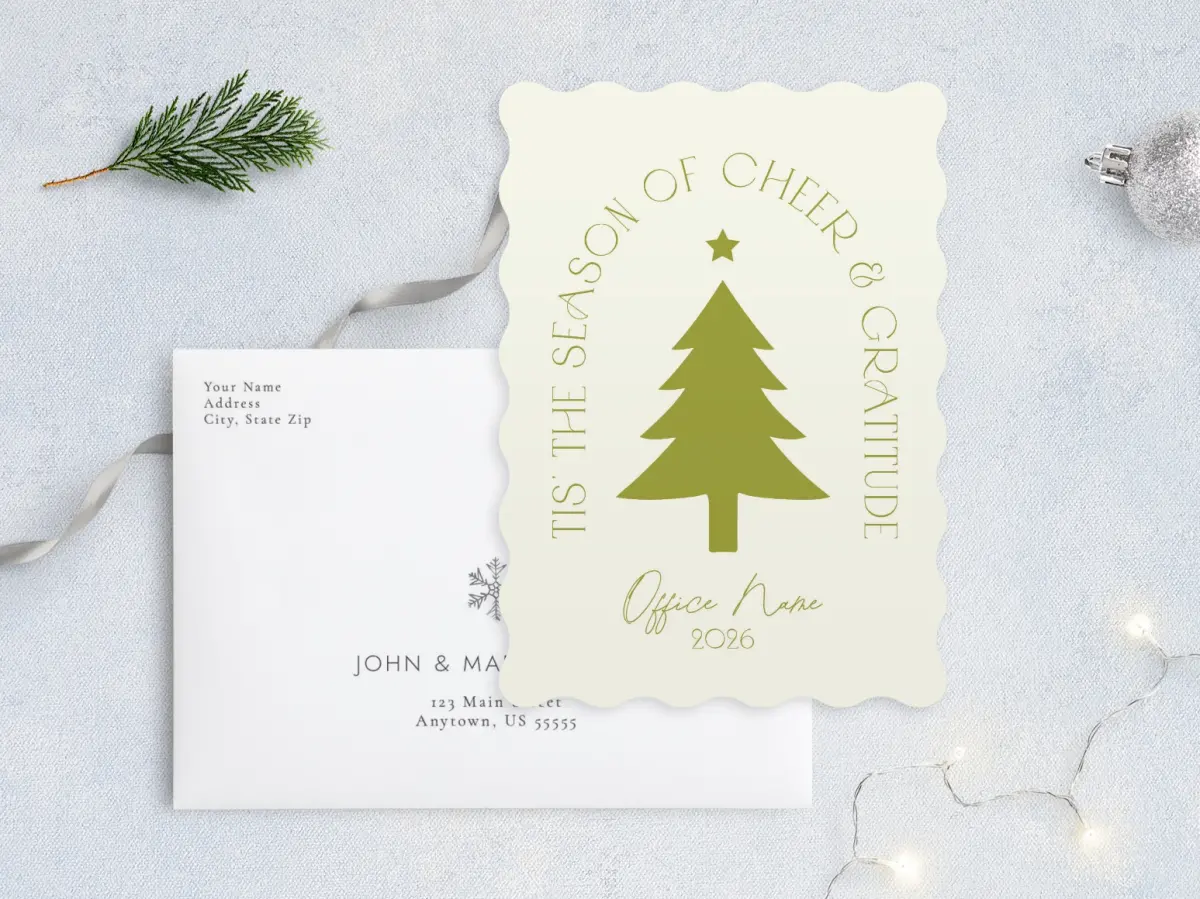 Front with Envelope Design