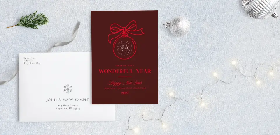 Front with Envelope Design