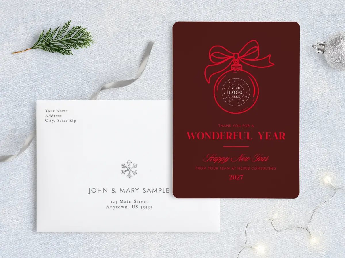 Front with Envelope Design