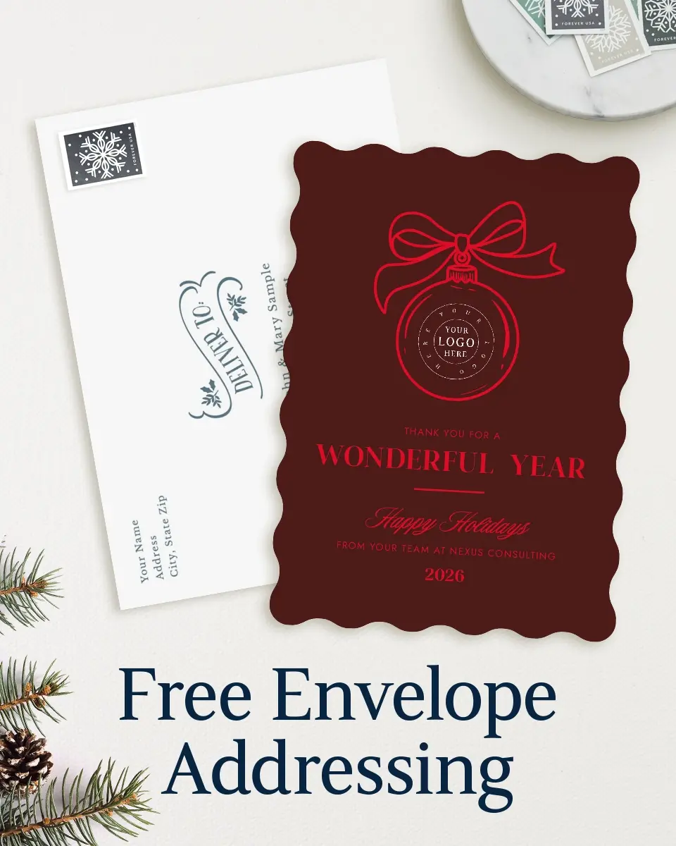 Wavy Christmas Cards