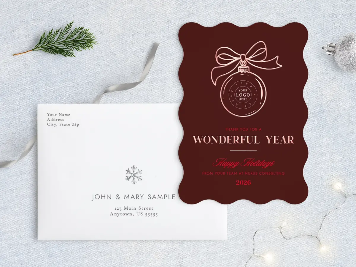 Front with Envelope Design