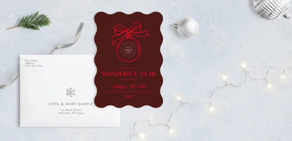 Front with Envelope Design