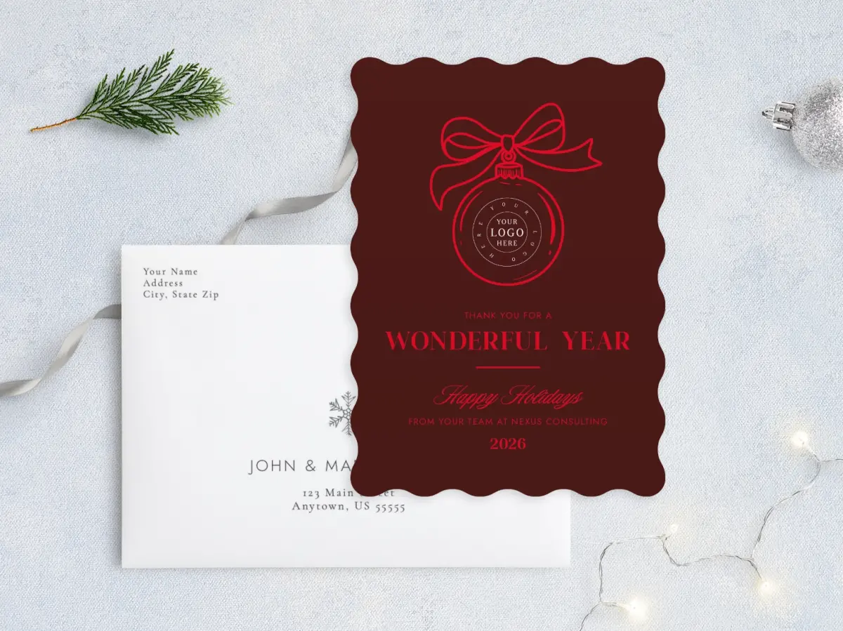 Front with Envelope Design