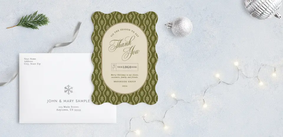 Front with Envelope Design