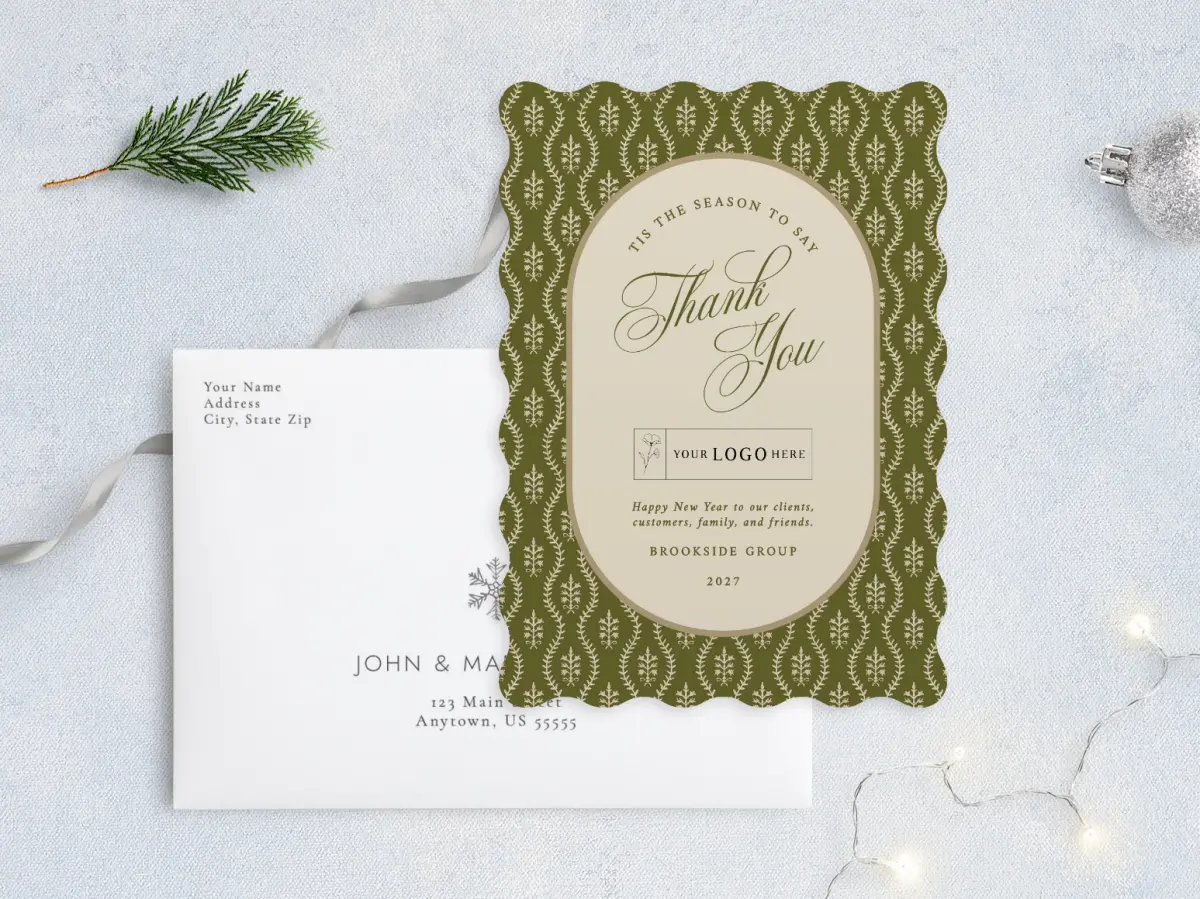 Front with Envelope Design