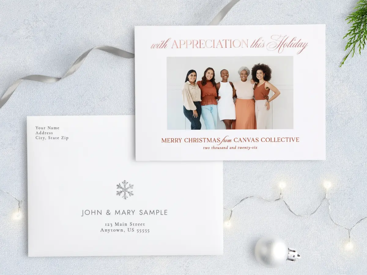 Front with Envelope Design