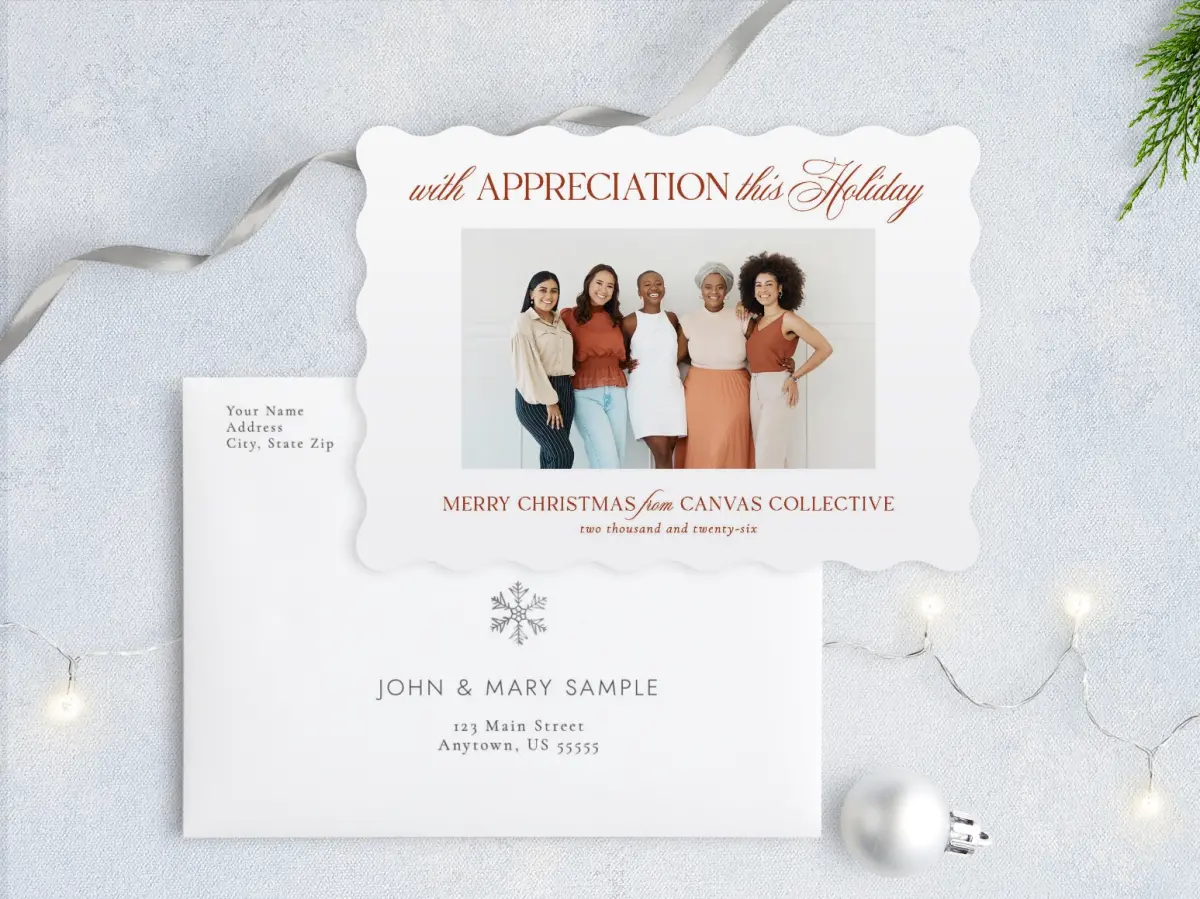 Front with Envelope Design