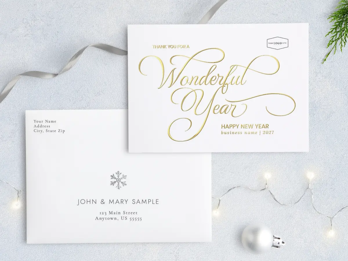 Front with Envelope Design