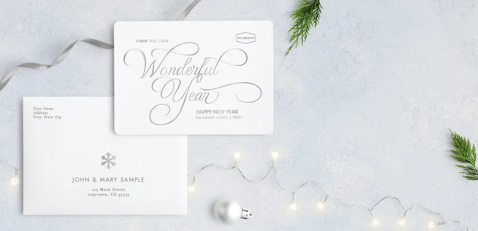 Front with Envelope Design