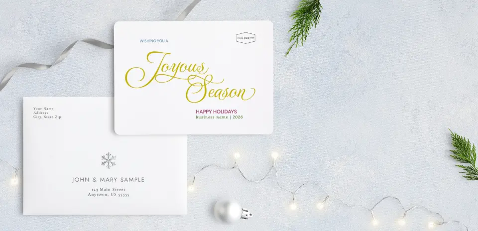 Front with Envelope Design