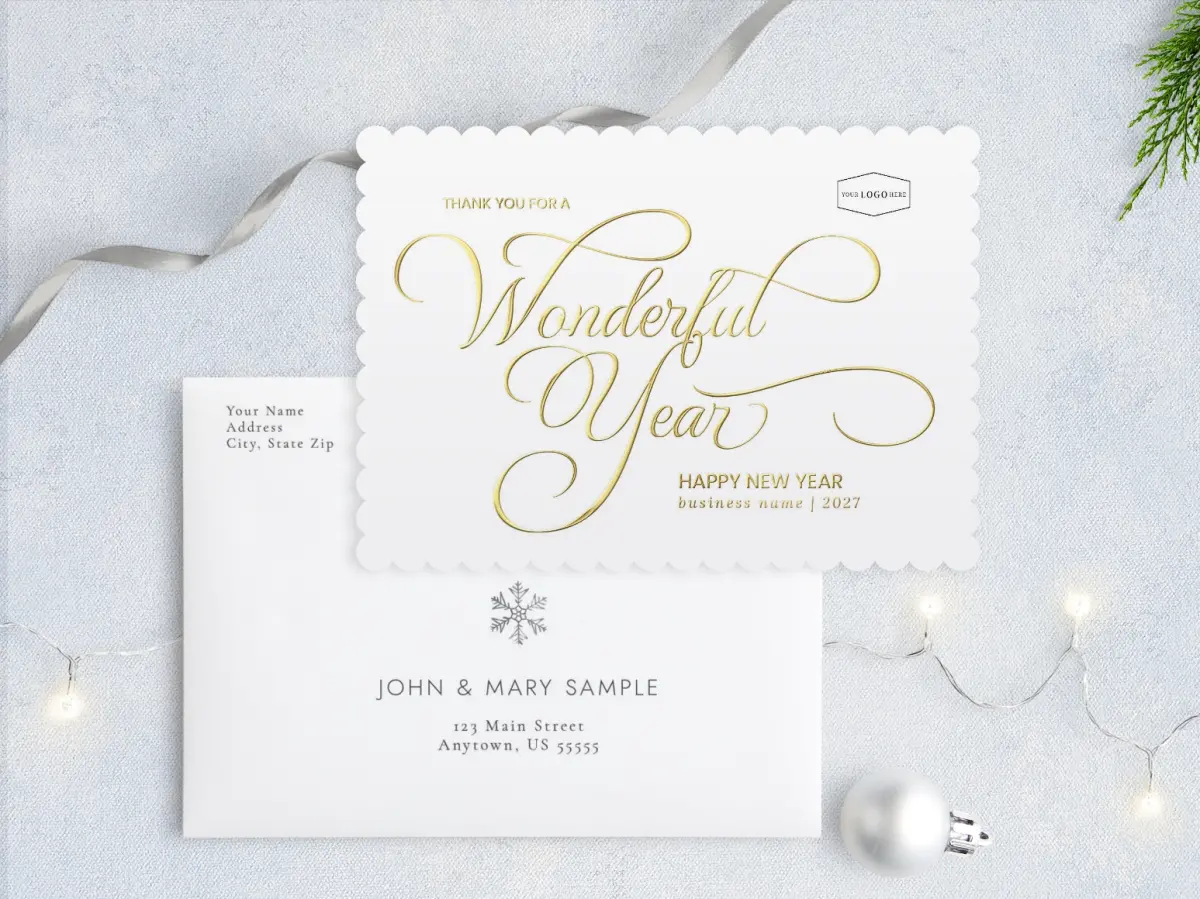 Front with Envelope Design
