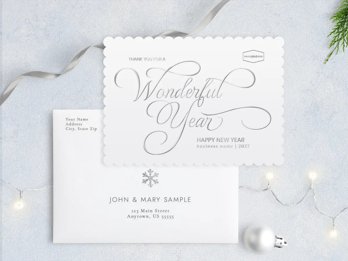 Front with Envelope Design