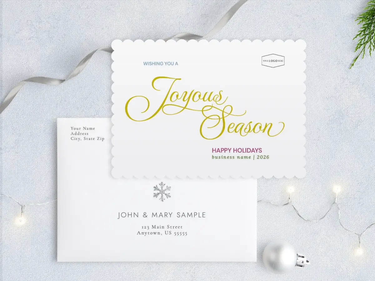 Front with Envelope Design