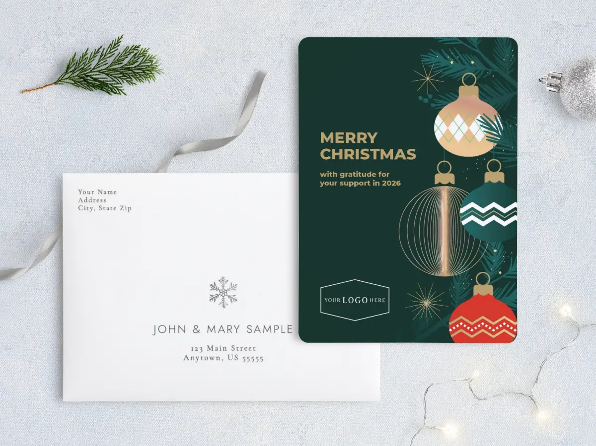 Front with Envelope Design