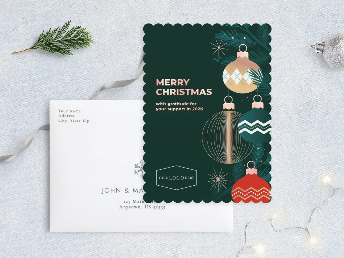 Front with Envelope Design