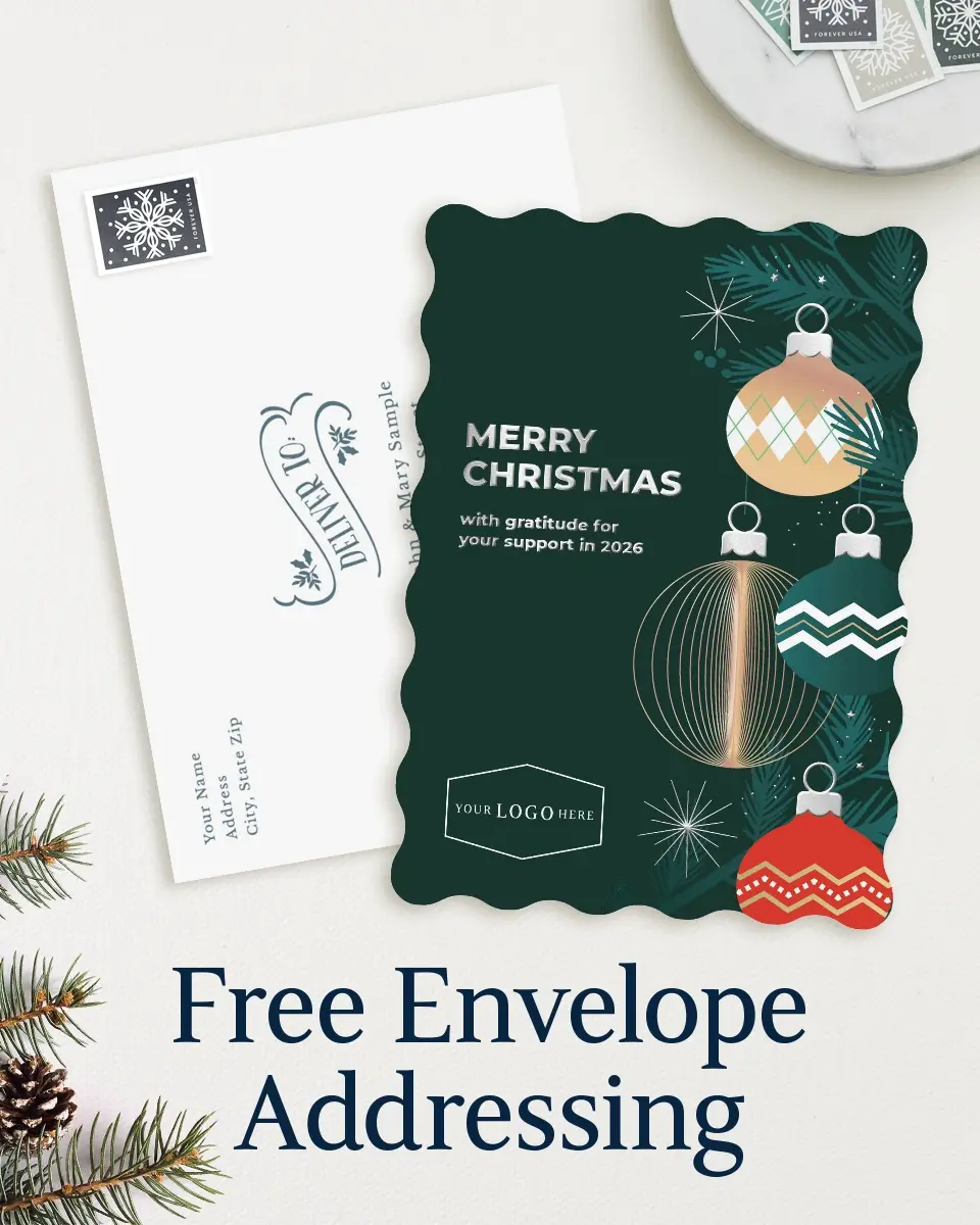 Wavy Christmas Cards