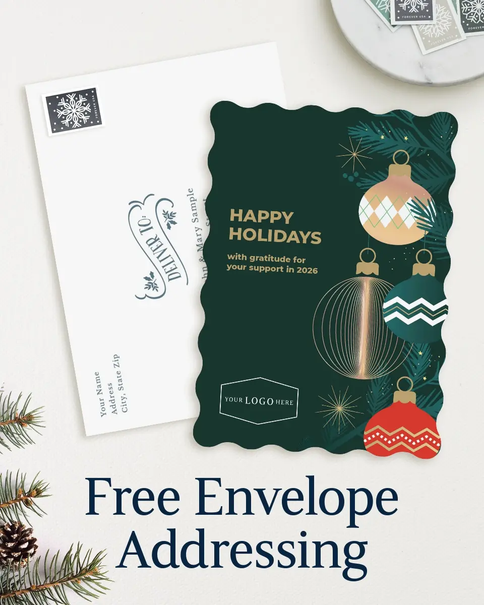 Wavy Christmas Cards