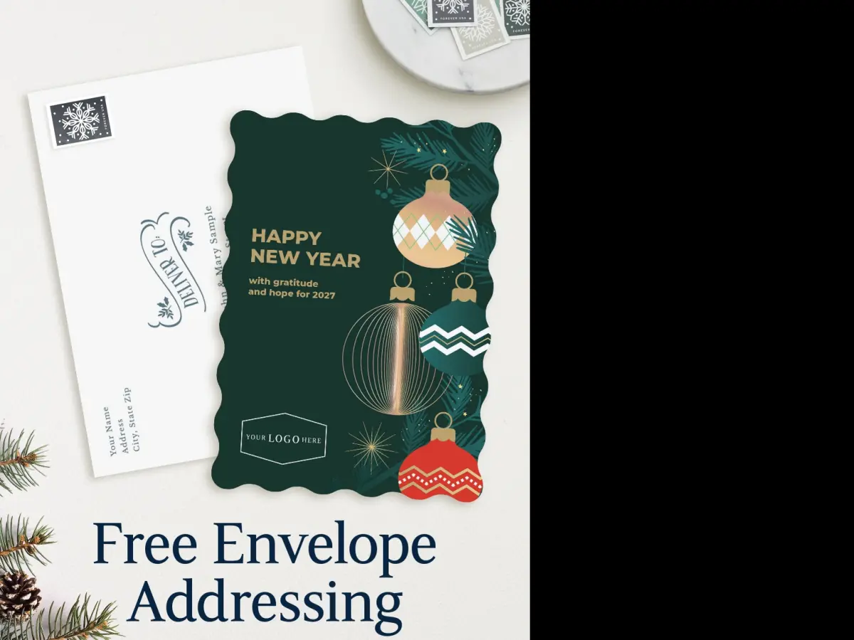 Wavy Christmas Cards