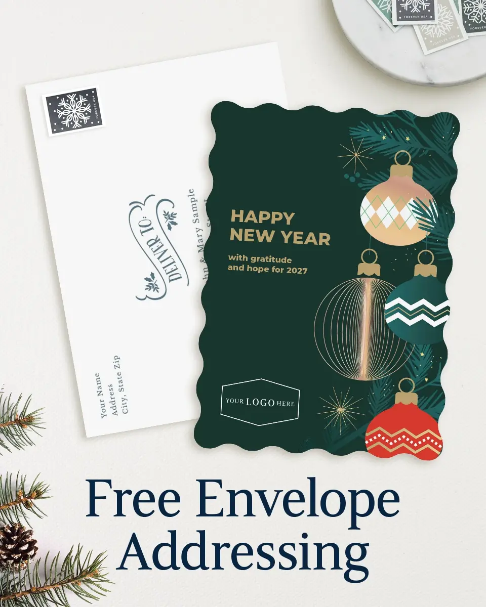 Wavy Christmas Cards