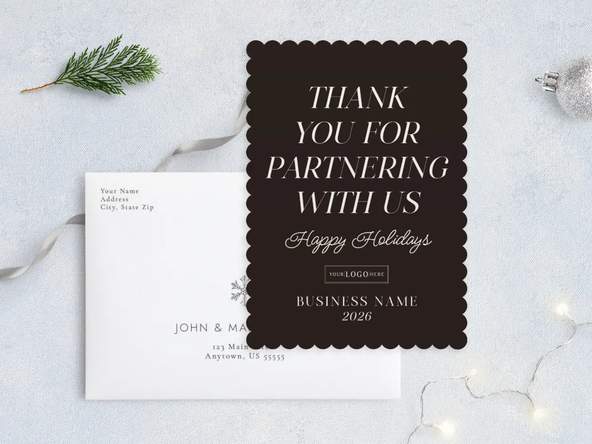 Front with Envelope Design