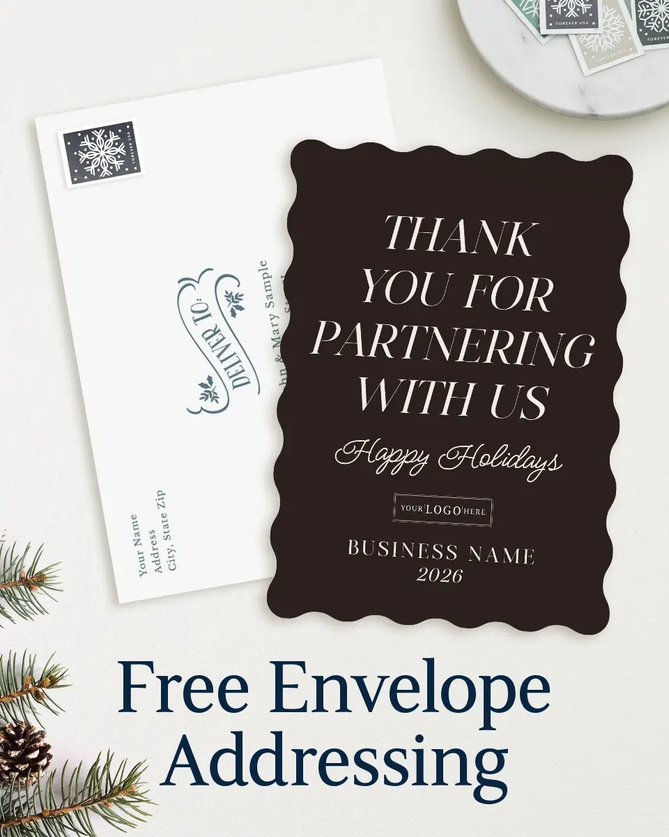 Wavy Christmas Cards