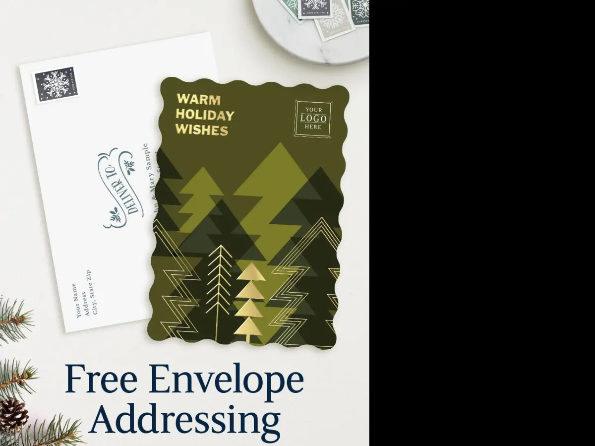 Wavy Christmas Cards