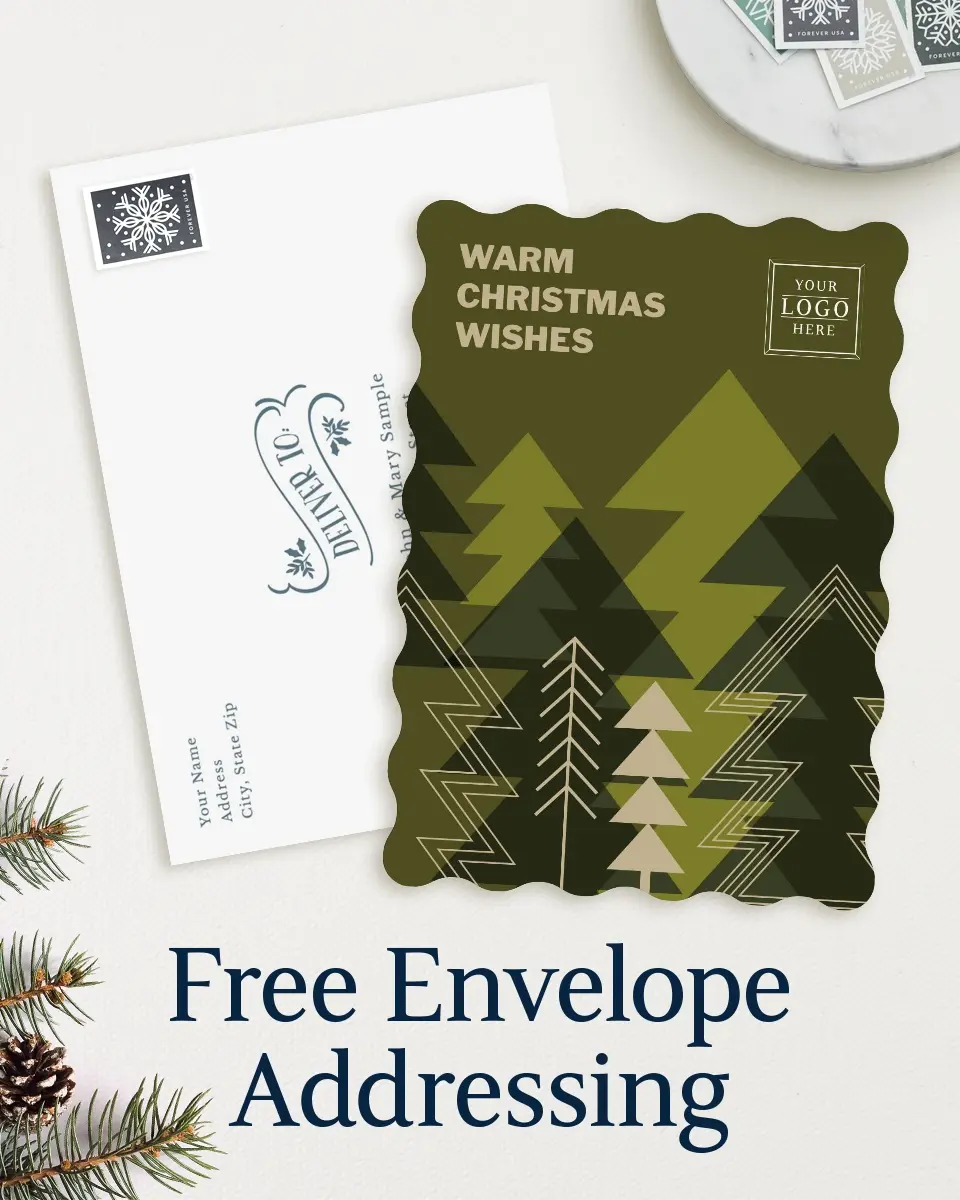 Wavy Christmas Cards