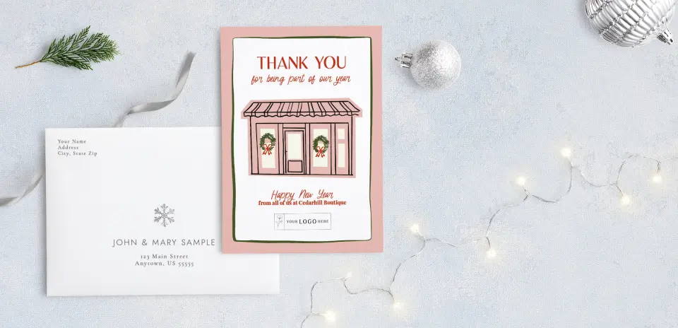 Front with Envelope Design
