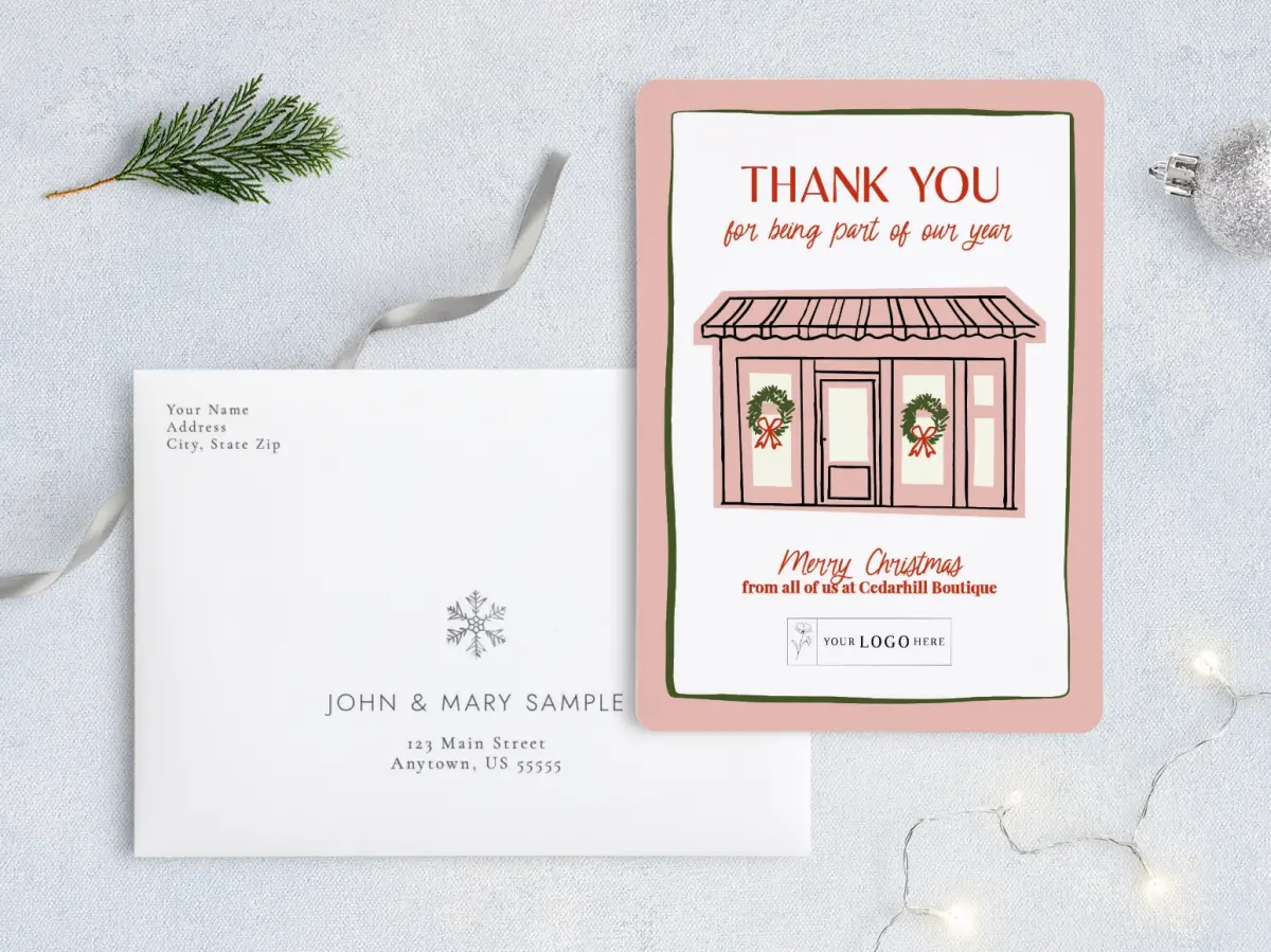 Front with Envelope Design