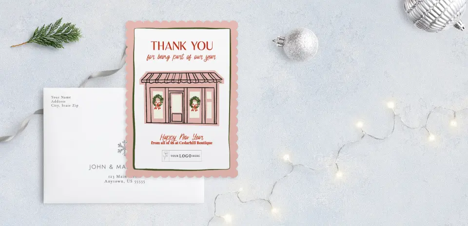 Front with Envelope Design