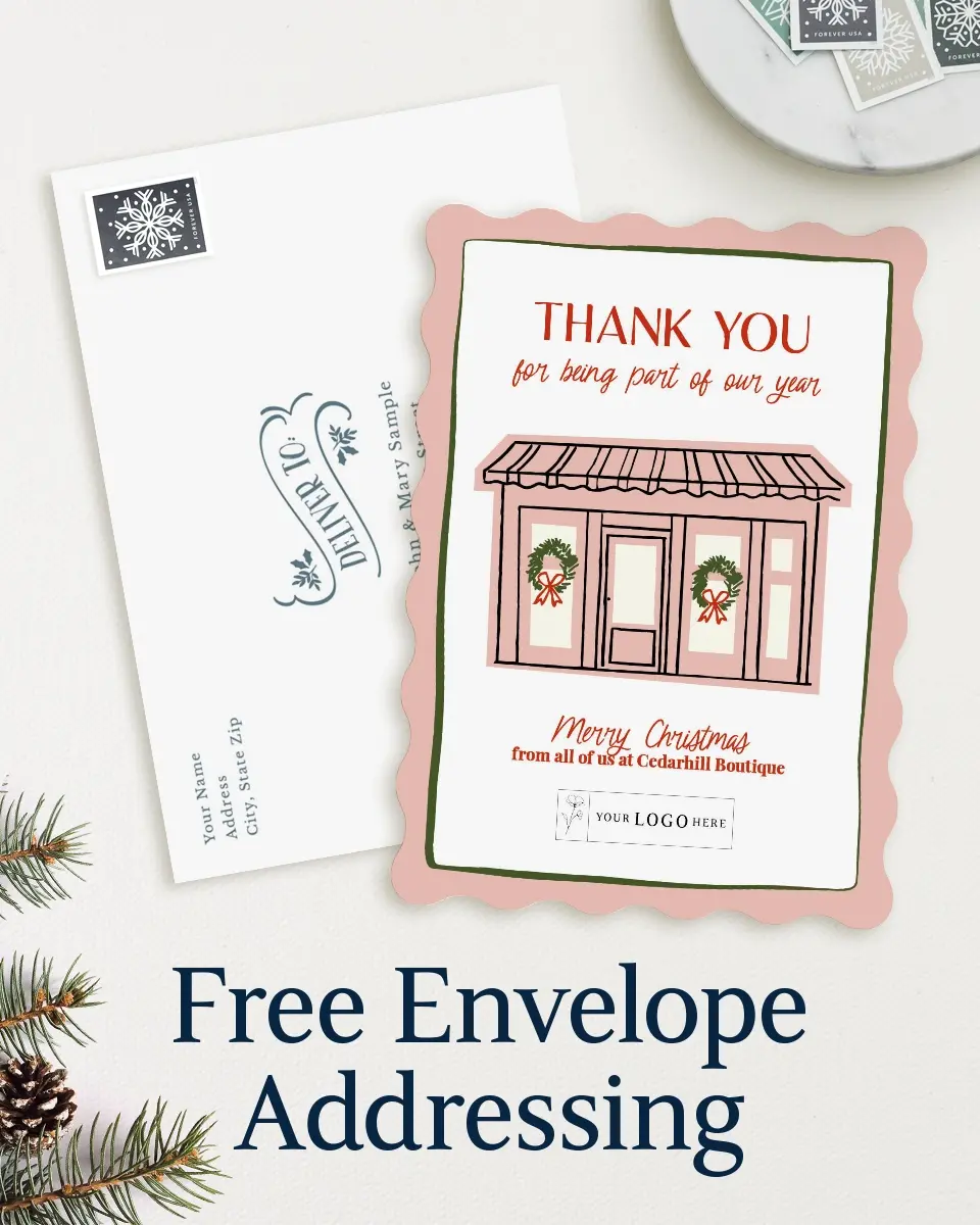 Wavy Christmas Cards