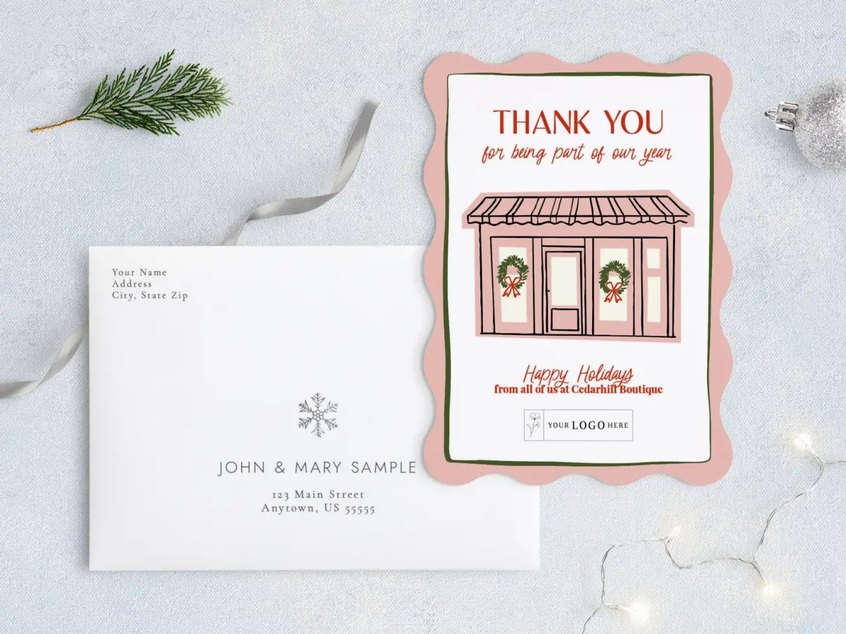 Front with Envelope Design