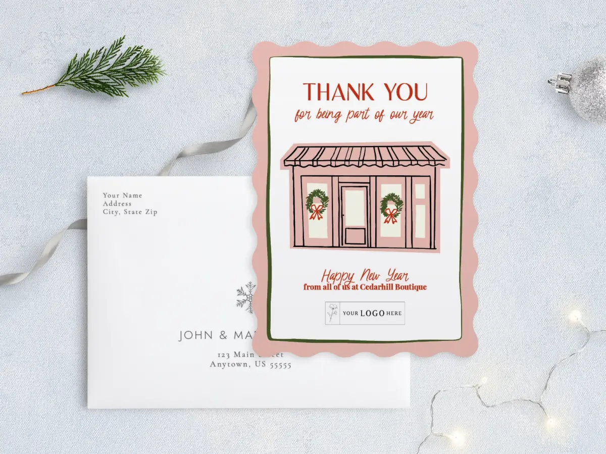 Front with Envelope Design