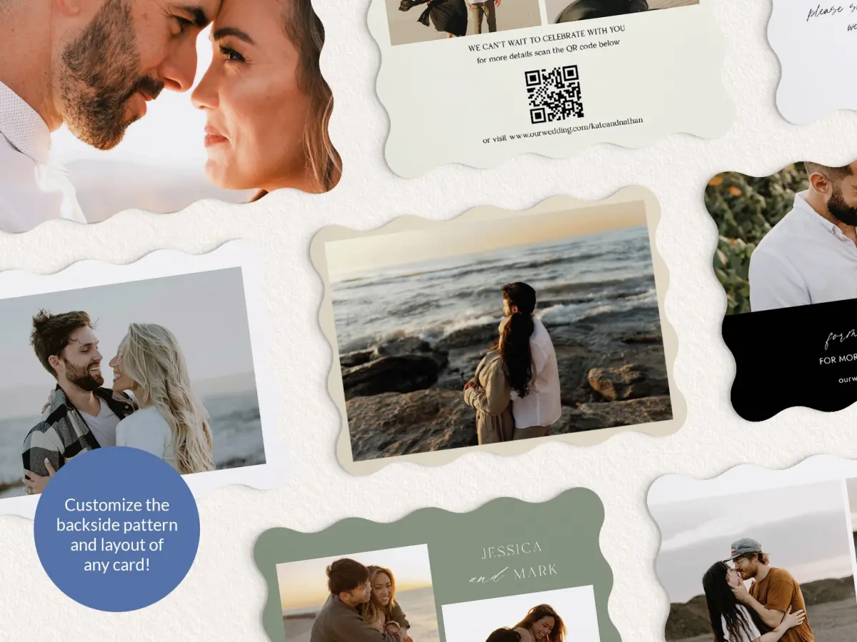 Back of Save the Date Card