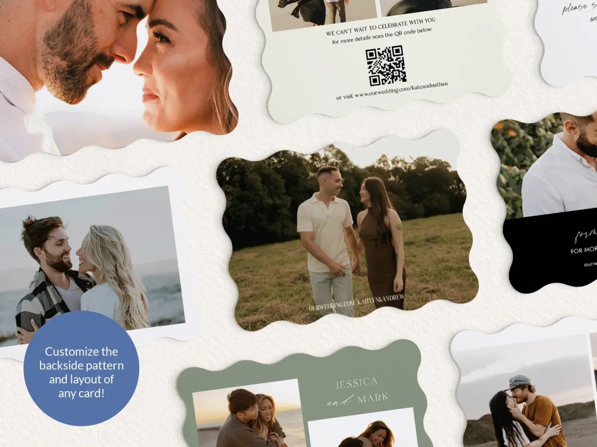 Back of Save the Date Card