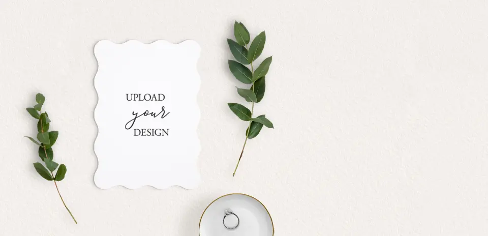 Save the Date Card with Optional Guest Addressing Service