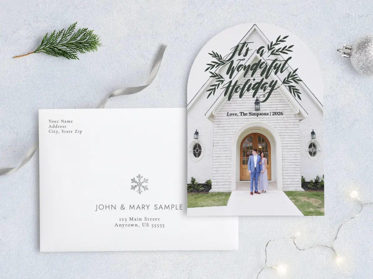 Front with Envelope Design