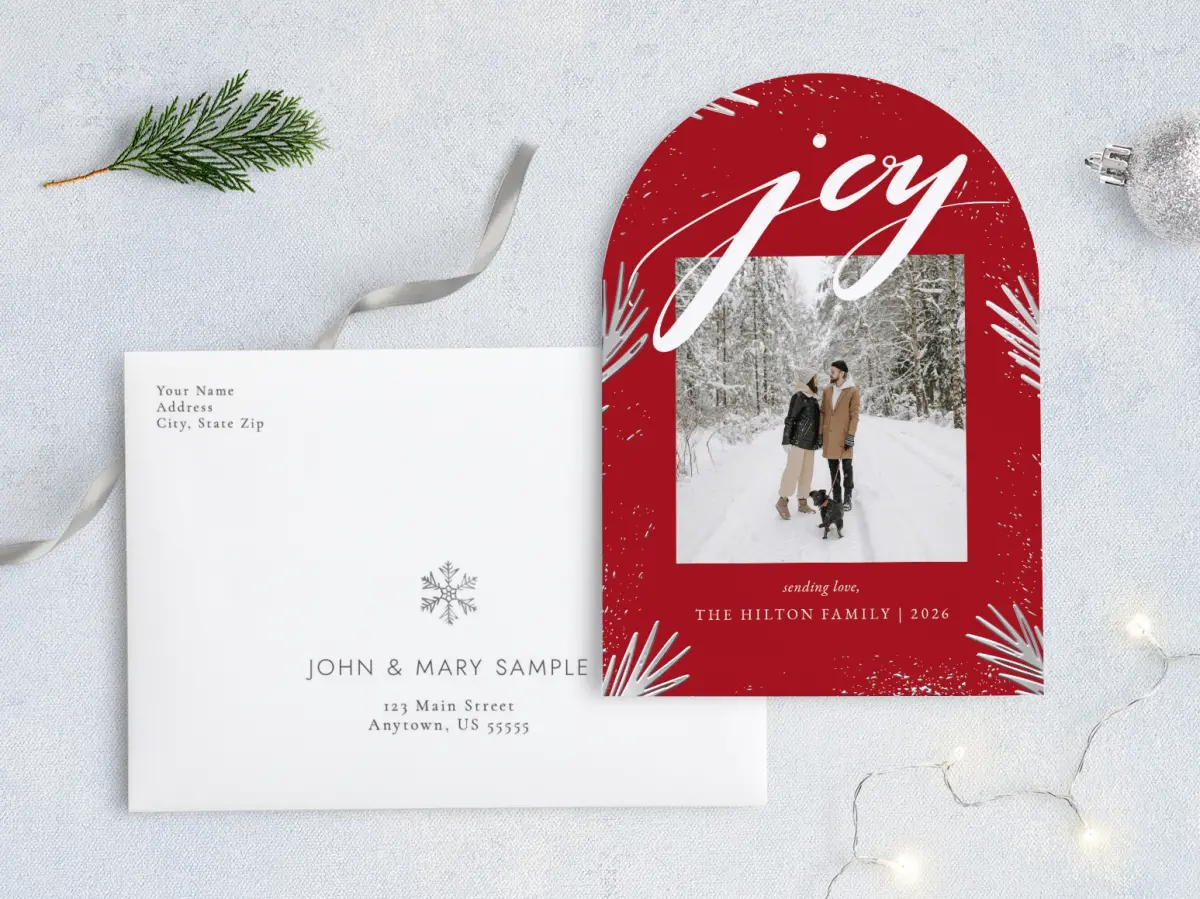 Front with Envelope Design